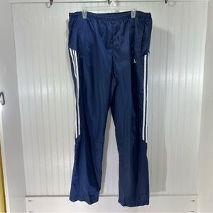 Adidas Men’s Vintage Y2K Track Windbreaker Pants Joggers Size L